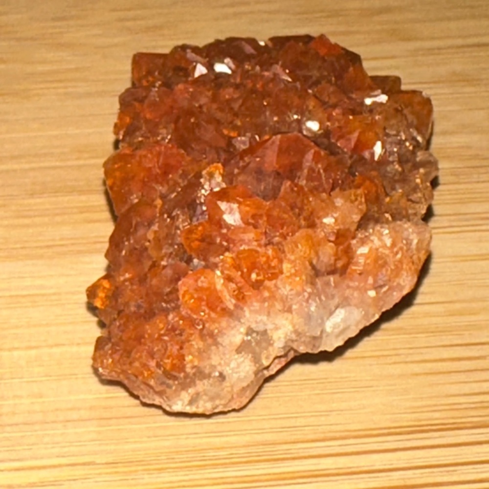 Red Quartz Crystal Cluster - Picture 3 of 8